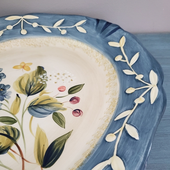 Large Pamela Gladding Vintage Platter Flora - Picture 2 of 10